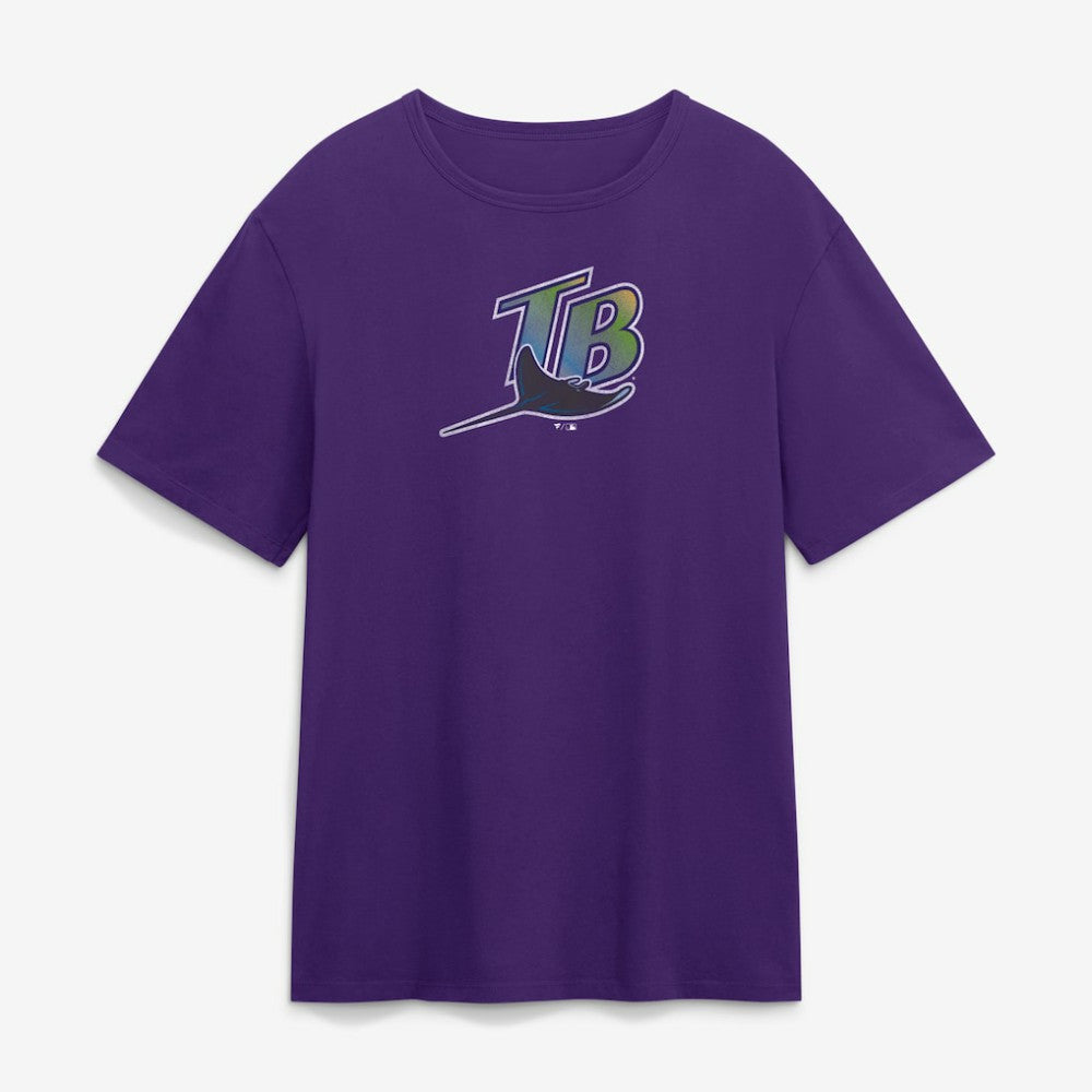 Tampa Bay Rays Alternate Logo Legacy T-Shirt Purple