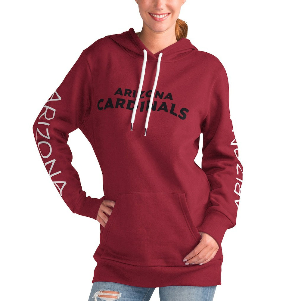 Arizona Cardinals G-III 4Her by Carl Banks Women's Extra Inning Pullover Hoodie - Cardinal discount