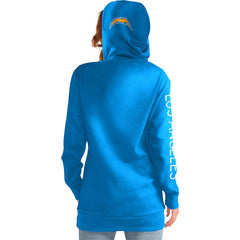 Los Angeles Chargers G-III 4Her by Carl Banks Women's Extra Inning Pullover Hoodie - Powder Blue sale