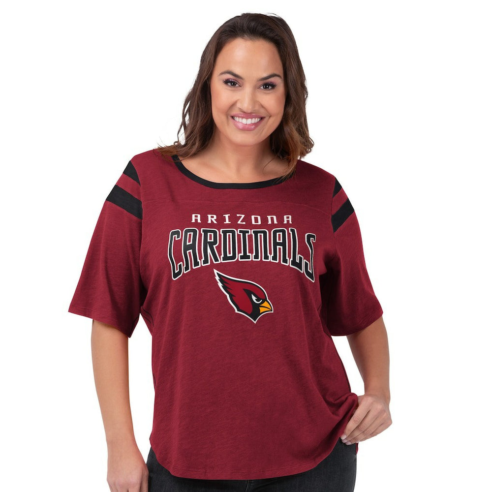 Arizona Cardinals G-III 4Her by Carl Banks Women's Plus Size Linebacker T-Shirt - Cardinal online