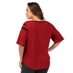 Atlanta Falcons G-III 4Her by Carl Banks Women's Plus Size Linebacker T-Shirt - Red for sale