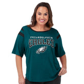 Philadelphia Eagles G-III 4Her by Carl Banks Women's Plus Size Linebacker T-Shirt - Green online