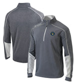Milwaukee Brewers Omni-Wick Shotgun 2.0 Quarter-Zip Pullover Top Charcoal/White