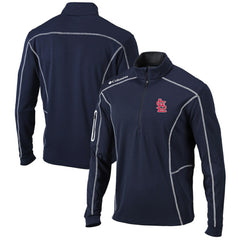 St. Louis Cardinals Omni-Wick Shotgun Quarter-Zip Pullover Top Navy