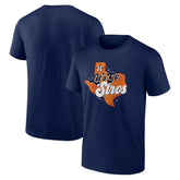 Houston Astros Hometown Collection Texas Scripty T-Shirt Navy