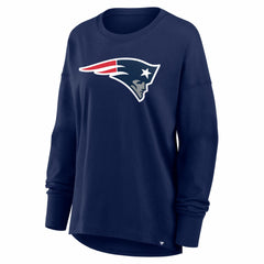 New England Patriots Women's Essential Long Sleeve T-Shirt - Navy for sale
