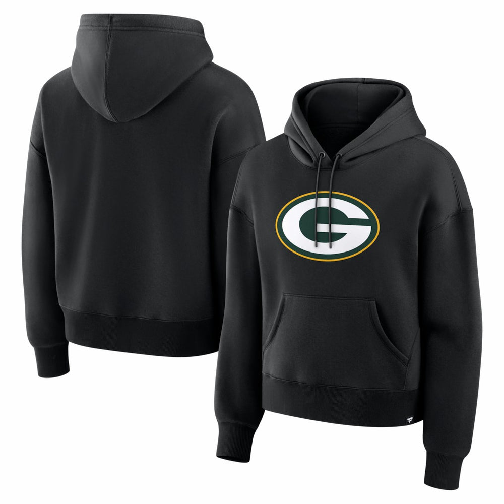 Green Bay Packers Women's Essential Legacy Hoodie - Black outlet