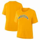 Los Angeles Chargers Women's Essential Legacy T-Shirt - Gold for sale