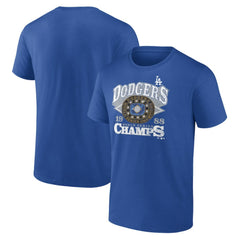 Los Angeles Dodgers 1988 World Series Champions T-Shirt Royal