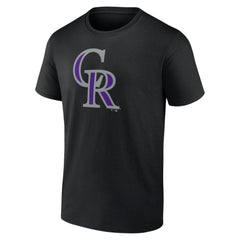 Charlie Blackmon Colorado Rockies Player Icon Name & Number T-Shirt Black