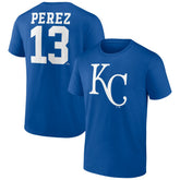 Salvador Perez Kansas City Royals Player Icon Name & Number T-Shirt Royal