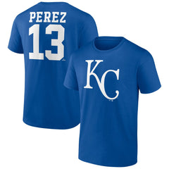 Salvador Perez Kansas City Royals Player Icon Name & Number T-Shirt Royal