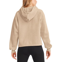 New Orleans Saints DKNY Sport Women's Debbie Dolman Raglan Pullover Hoodie - Cream cheap
