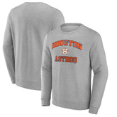 Houston Astros Heart & Soul Pullover Sweatshirt Heather Gray