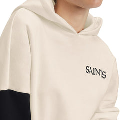 New Orleans Saints Tommy Hilfiger Women's Harriet Pullover Hoodie - Cream/Black sale