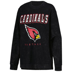 Arizona Cardinals G-III 4Her by Carl Banks Women's Comfy Cord Pullover Sweatshirt - Black cheap