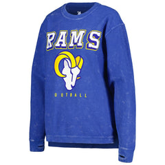 Los Angeles Rams G-III 4Her by Carl Banks Women's Comfy Cord Pullover Sweatshirt - Royal on sale