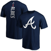 Ozzie Albies Atlanta Braves Playmaker Name & Number T-Shirt Navy