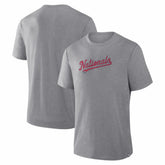 Washington Nationals Play Tribute Tri-Blend T-Shirt Heather Gray