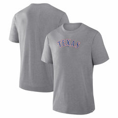 Texas Rangers Play Tribute Tri-Blend T-Shirt Heather Gray