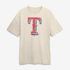 Texas Rangers Stadium Slub T-Shirt Cream