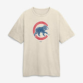Chicago Cubs Stadium Slub T-Shirt Tan