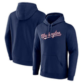 Washington Nationals Official Wordmark Pullover Hoodie Navy