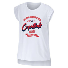 Washington Capitals WEAR by Erin Andrews Women's Domestic Tank Top - White Tank Top