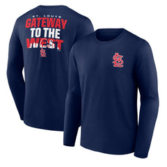 St. Louis Cardinals Hometown Collection Gateway Long Sleeve T-Shirt Navy