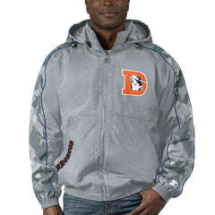 Denver Broncos Starter Thursday Night Gridiron Throwback Full-Zip Jacket - Gray discount