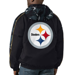 Pittsburgh Steelers Starter Thursday Night Gridiron Full-Zip Hoodie - Black discount