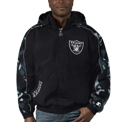 Las Vegas Raiders Starter Thursday Night Gridiron Full-Zip Hoodie - Black on sale