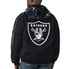 Las Vegas Raiders Starter Thursday Night Gridiron Full-Zip Hoodie - Black on sale