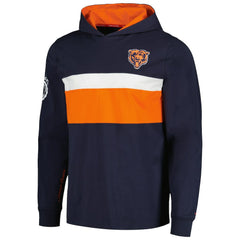 Chicago Bears Tommy Hilfiger Morgan Long Sleeve Hoodie T-Shirt - Navy on sale