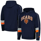 Chicago Bears Starter Captain Pullover Hoodie - Navy online