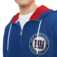 New York Giants Tommy Hilfiger Aaron Quarter-Zip Hoodie - Royal online