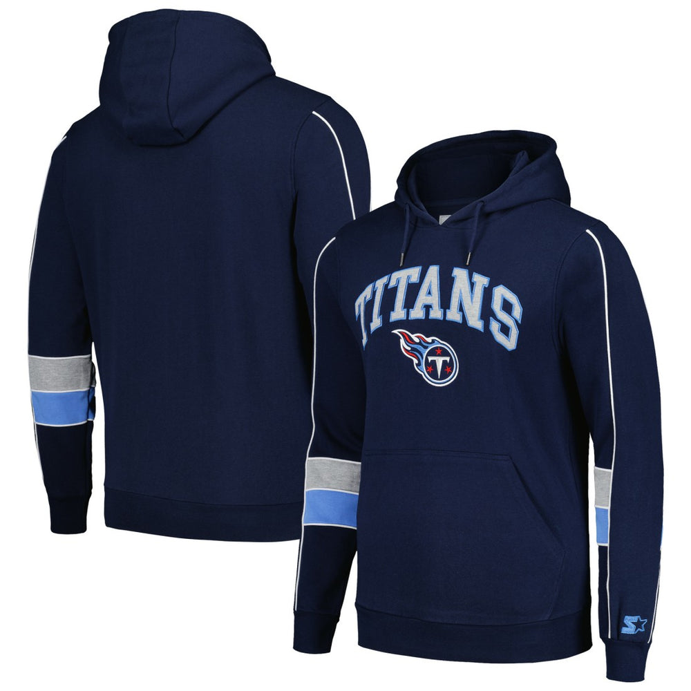 Tennessee Titans Starter Captain Pullover Hoodie - Navy on sale