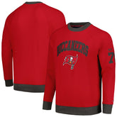 Tampa Bay Buccaneers Tommy Hilfiger Reese Raglan Tri-Blend Pullover Sweatshirt - Red online