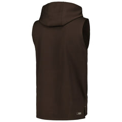Cleveland Browns MSX by Michael Strahan Marathon Sleeveless Pullover Hoodie - Brown cheap