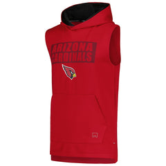 Arizona Cardinals MSX by Michael Strahan Marathon Sleeveless Pullover Hoodie - Cardinal cheap
