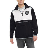 Las Vegas Raiders Tommy Hilfiger Carter Half-Zip Hooded Top - Black/White sale