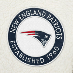 New England Patriots Tommy Hilfiger Jordan Sherpa Quarter-Zip Sweatshirt - Cream discount