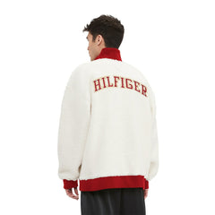 San Francisco 49ers Tommy Hilfiger Jordan Sherpa Quarter-Zip Sweatshirt - Cream discount