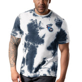 Tennessee Titans MSX by Michael Strahan Freestyle Tie-Dye T-Shirt - Navy for sale