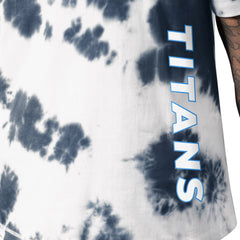 Tennessee Titans MSX by Michael Strahan Freestyle Tie-Dye T-Shirt - Navy for sale