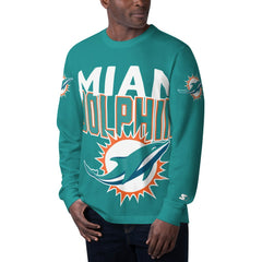 Miami Dolphins Starter Clutch Hit Long Sleeve T-Shirt - Aqua discount