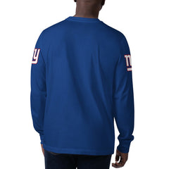 New York Giants Starter Clutch Hit Long Sleeve T-Shirt - Royal on sale