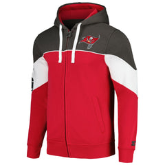 Tampa Bay Buccaneers Starter Running Back Full-Zip Hoodie - Red/Pewter sale