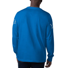 Detroit Lions Starter Clutch Hit Long Sleeve T-Shirt - Blue outlet