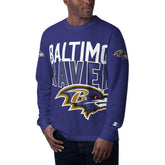 Baltimore Ravens Starter Clutch Hit Long Sleeve T-Shirt - Purple for sale